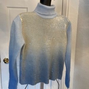 Baby blue  turtleneck sweater